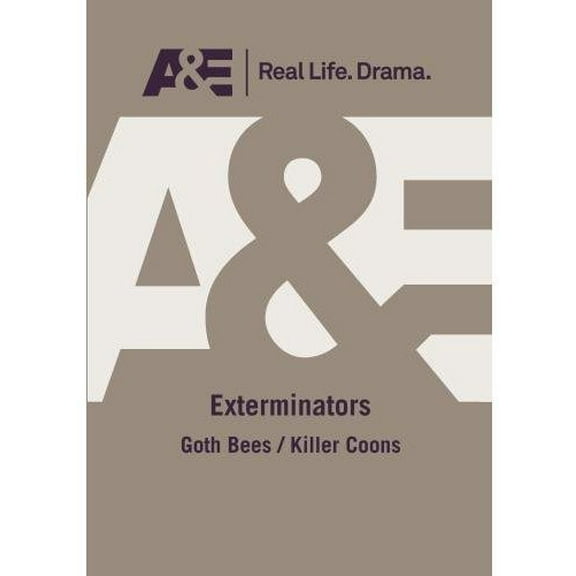 Exterminators Goth Bees Killer Coons (DVD), A&E, Documentary