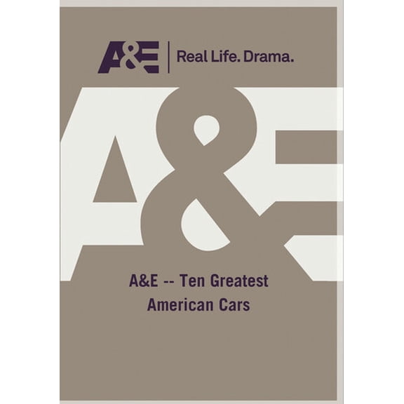 Ten Greatest American Cars (DVD), A&E, Documentary