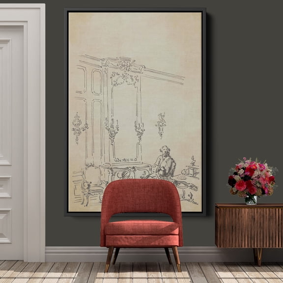 AE Vintage Wall Art Prints Pictures|Bohemian Wall Art|Renaissance & Retro Wall Art (40X60 inch) |Framed Canvas Wall Art For Living Room, Bedroom |UL & FSC Certified INK & Material |Made in the USA