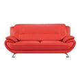 thumbnail image 1 of AE208 Red Color With Sofa Faux and Bonded Leather, 1 of 4