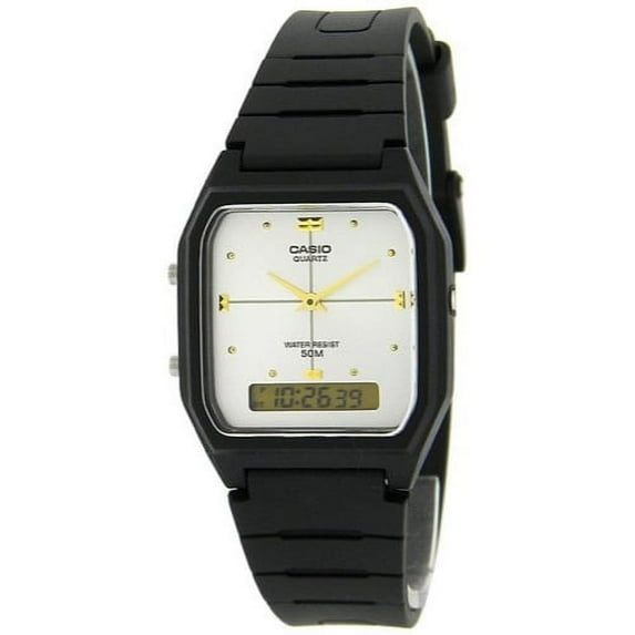 AE48HE-7AV Men's Analog Digital Dual Time Zone Watch