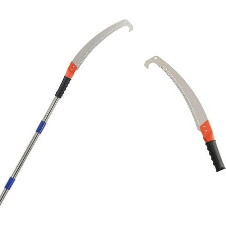 AEASKIEY 14ft Pole Saw, Extend Long Handle Saw for Tree Trimming, Blade Tree Trimmer Pole, Yard Trimmr Pole and Patios Trees Branches Cutting