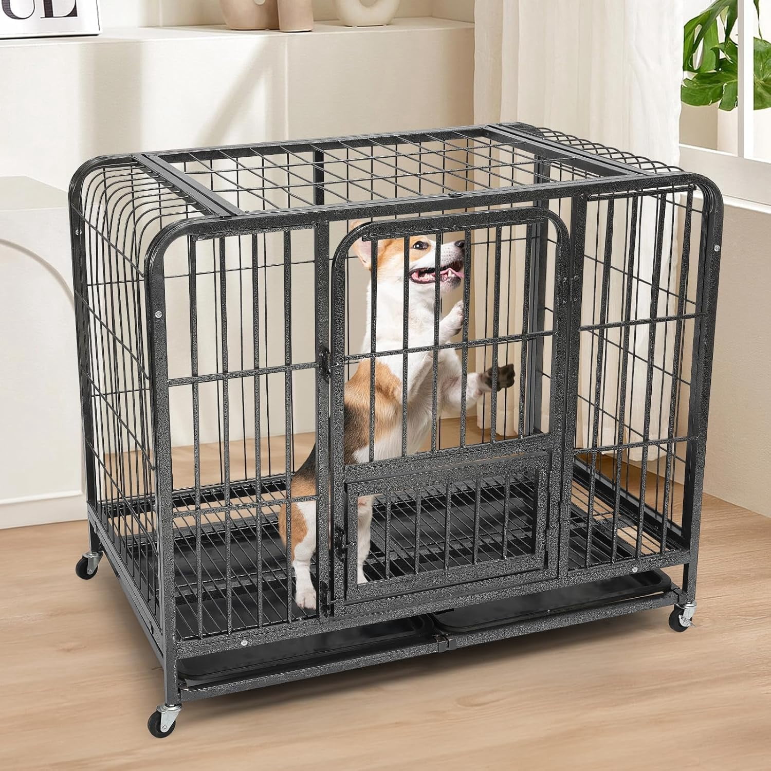 Photo inspiration: Picture Idea: Aeaskiey Heavy Duty Dog Crate For Medium Large Dogs