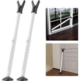 thumbnail image 1 of AEASKIEY Sliding Door Security Bar - Adjustable Heavy Duty Door Stoppers Security Bar for Patio, Window, Hotel, Home, Front Door Apartment, 2PC, 1 of 7