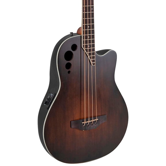Ovation Applause AEB4-7S Acoustic-Electric Bass Guitar - Honeyburst Satin