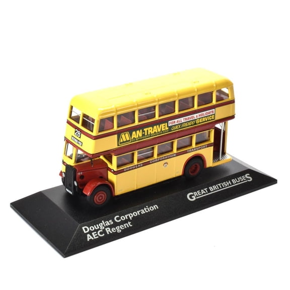 AEC Regent (Douglas Corporation) 1:76 scale Diecast Model in Cream and Red by Ex Mag