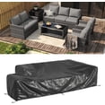 thumbnail image 1 of AECOJOY 7 Pieces Patio Furniture Set with Two Storage Boxes, Outdoor Rattan Conversation Set with Cover，All-Weather PE Wicker Sectional Sofa Outdoor Furniture for Garden, Backyard,  Black Rattan&Grey, 1 of 6