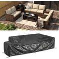 thumbnail image 1 of AECOJOY 7 Pieces Patio Furniture with Two Storage Boxes, Outdoor Rattan Conversation Set with Cover，All-Weather PE Wicker Sectional Sofa for Garden, Backyard, Deck, Brown & Beige, 1 of 8
