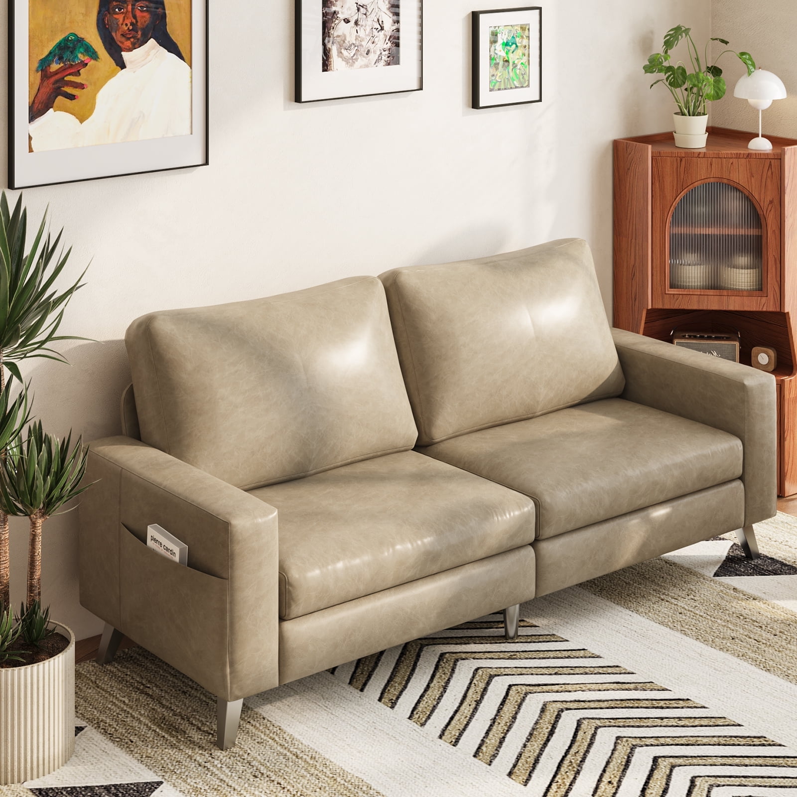 AECOJOY-79-Faux-Leather-Sofa-3