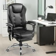 AECOJOY Ergonomic Reclining Office Chair, Heat & Massage High Back Desk