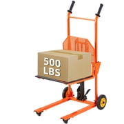 AECOJOY Hydraulic Material Lift Pallet Truck 500 Lbs,Lift Table Cart,32 Max Lift Height Pallet Truck Jack with Lockable Swivel Casters   Ideal for Warehouse, Workshop and Garage Use