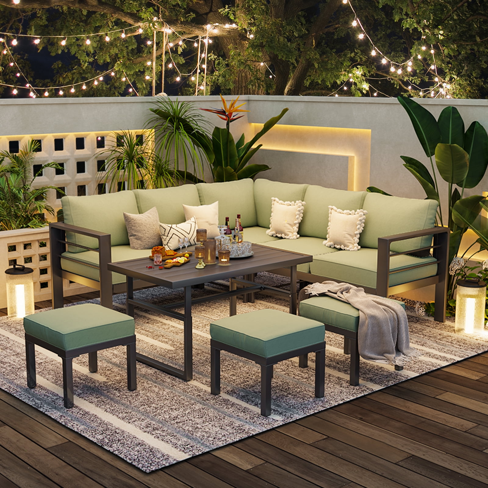 AECOJOY Outdoor Furniture sets,Metal Patio furniture sets Patio Sets ...