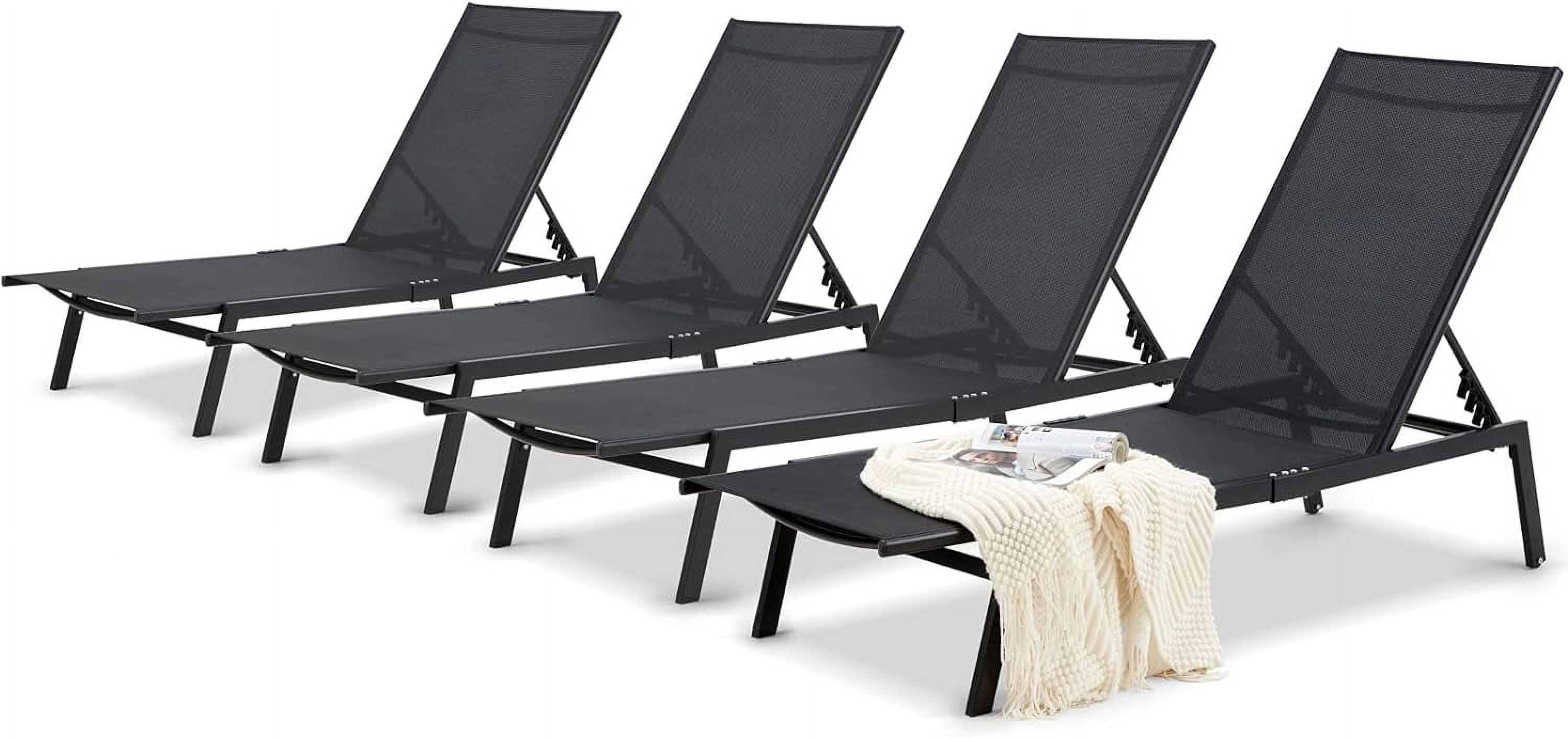 AECOJOY Outdoor Patio Chaise Lounge Chairs Adjustable Easy Assembly aecojoy-outdoor-patio-chaise-lounge-chairs-adjustable-easy-assembly