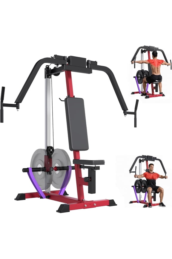 Chest Fly Machine, PEC Deck and Reverse Delt Machine with 450 lb Capacity, Adjustable Upper Body Workout Equipment for Home Gym