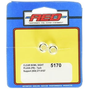AED 5170 Clear Bowl Sight Plugs - Set of 2