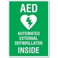 thumbnail image 1 of AED Automated External Defibrillator Inside Sign Safety Signs First Aid Signs Metal Tin Sign 8x12 Inches Caution Danger Safety Security Warning Notice Signs, 1 of 5