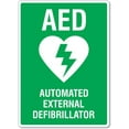 thumbnail image 1 of AED Automated External Defibrillator Sign Safety Signs First Aid Signs Metal Tin Sign 12x16 Inches Caution Danger Safety Security Warning Notice Signs, 1 of 5