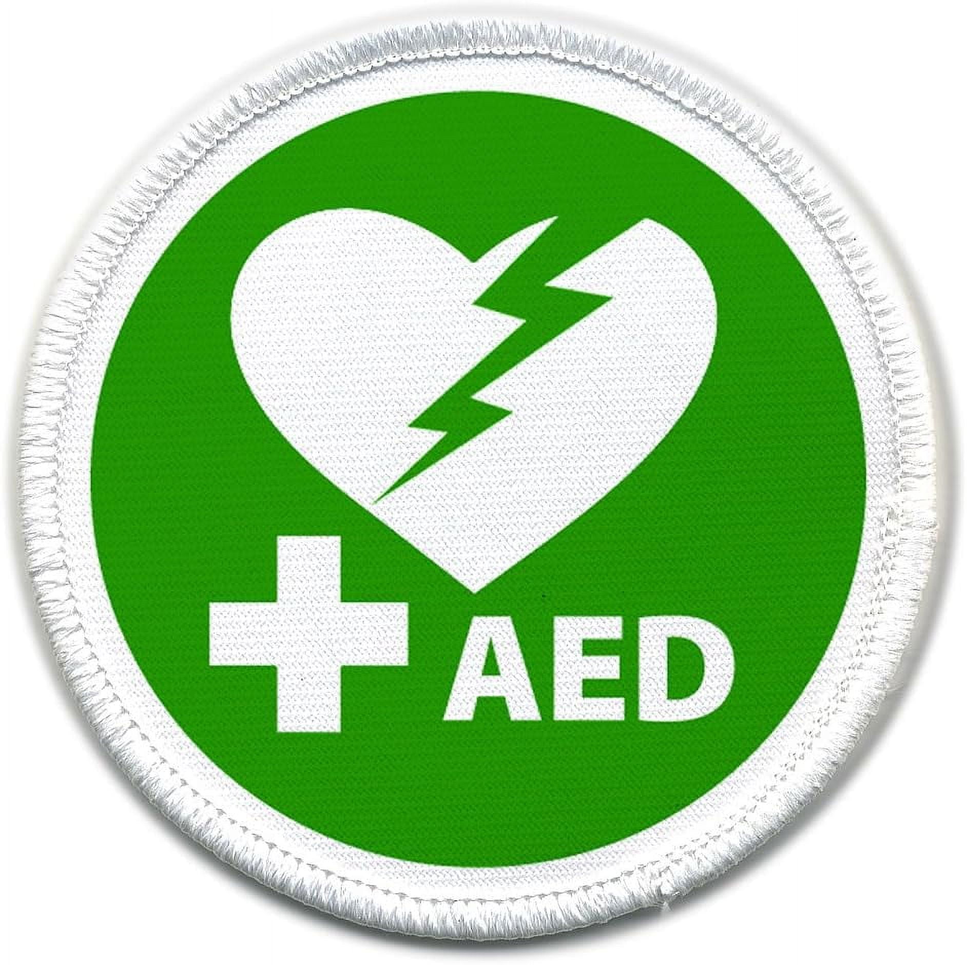 AED Defibrillator 3 Inch SewOn Patch