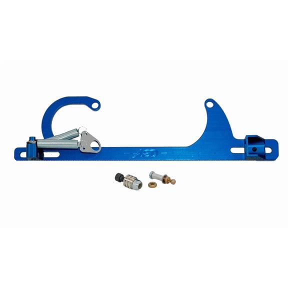 AED Performance 6600B Billet Throttle Cable And Spring Bracket - Blue