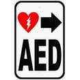 thumbnail image 1 of AED Sign Automated External Defibrillator, 1 of 1