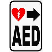 AED Sign Automated External Defibrillator