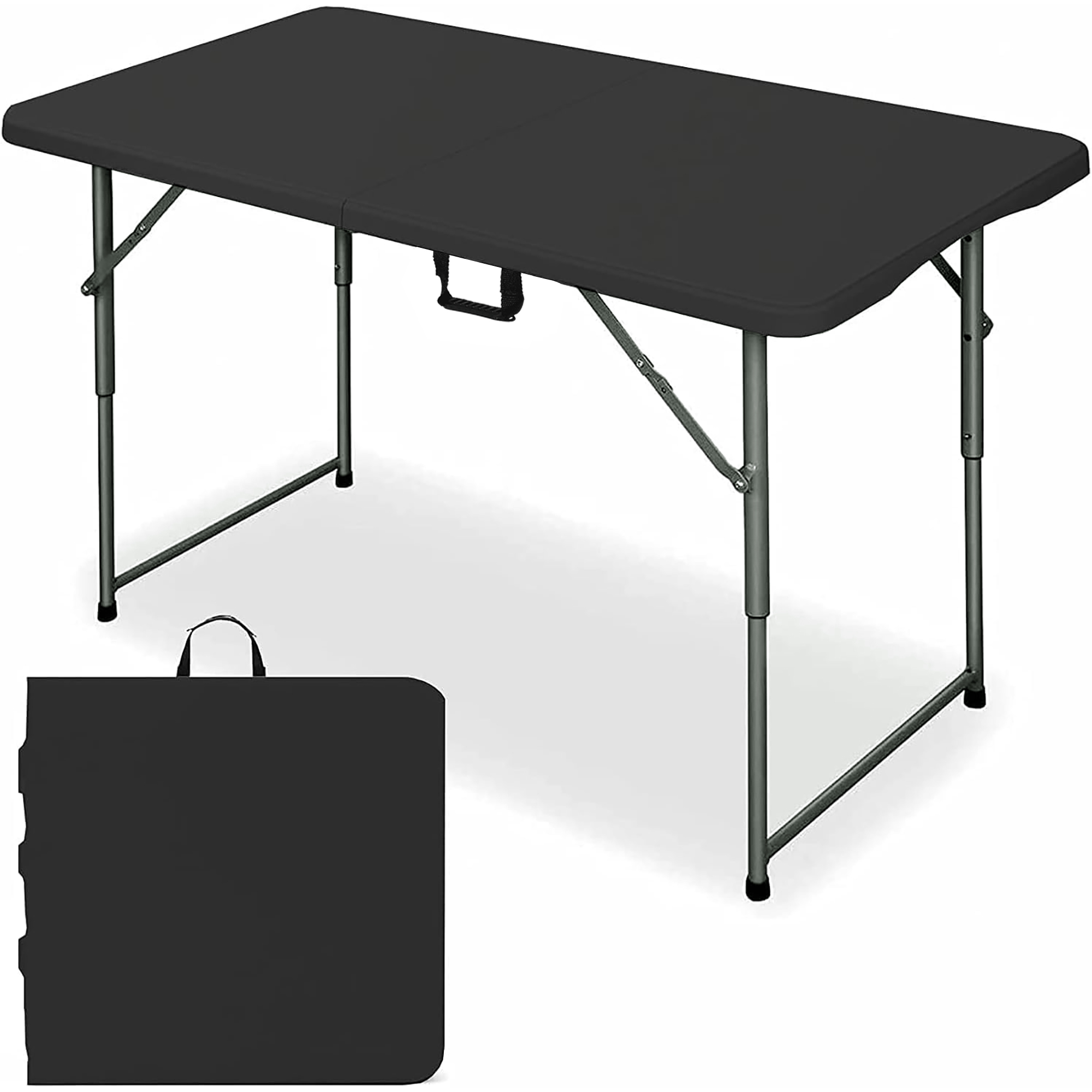 Costway 6' Folding Table Portable Plastic Indoor Outdoor Picnic Party