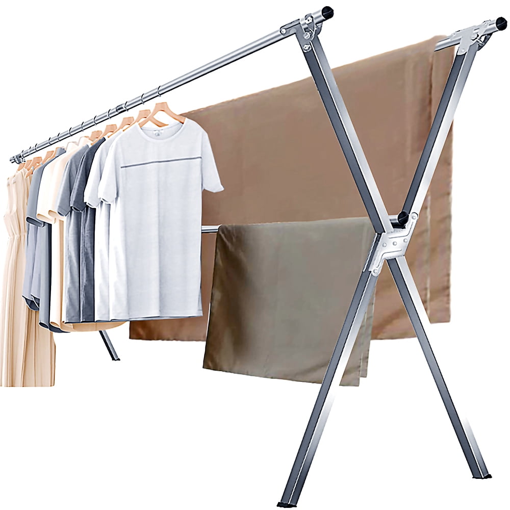 Bamboo Foldable Wooden Clothes Drying Rack, Shape: Rectangular at Rs 999 in  New Delhi