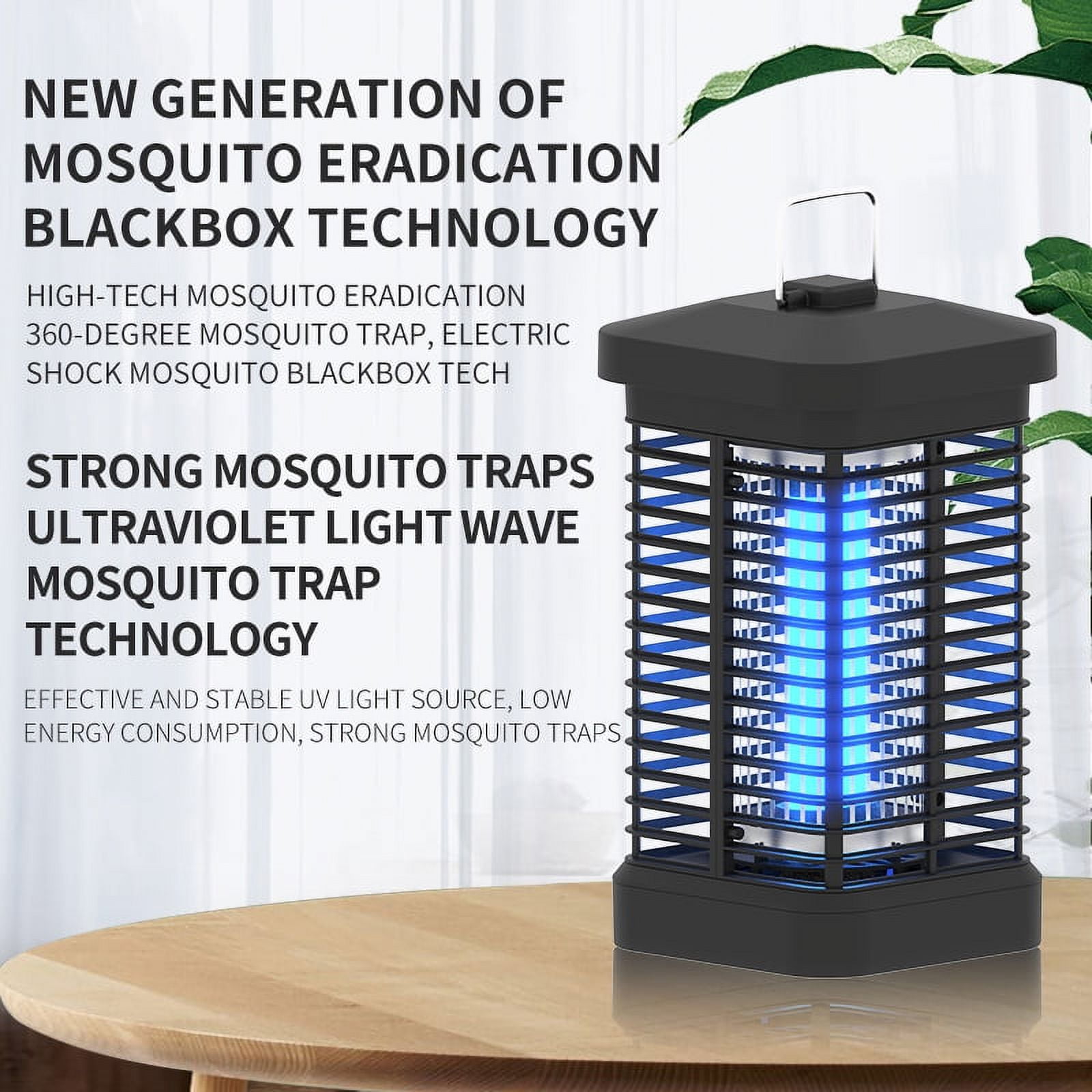 BLACK+DECKER Bug Zapper, Electric UV Insect Catcher & Killer for Flies,  Mosquitoes, Gnats & Other Small to Large Flying Pests, 1 Acre Outdoor  Coverage