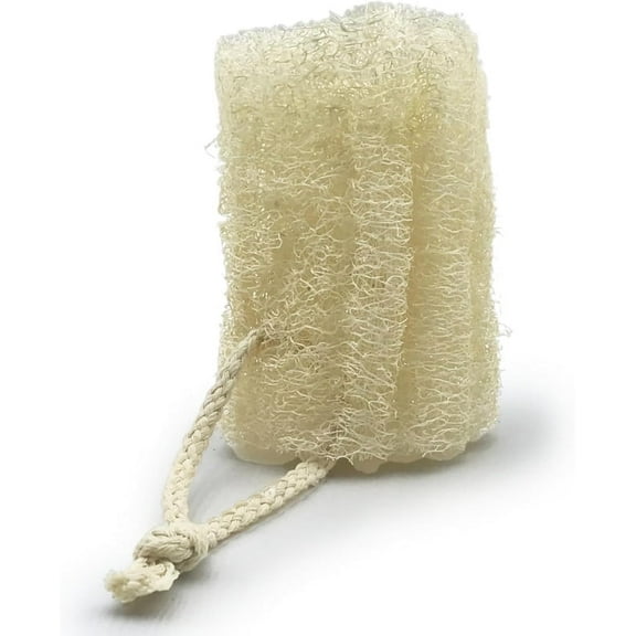 Dr.pedi Egyptian Loofah Exfoliating Body Scrubber, Natural Real Egyptian Shower Loofah Sponge Body Scrubber for Women and Men, for Body and Face
