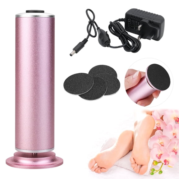 Dr.Pedi Electric Callus Remover Rechargeable Pink, Pedicure Grinder for Dead Skin, Hard & Cracked Heels, Home Foot Care Essentials for Women & Men