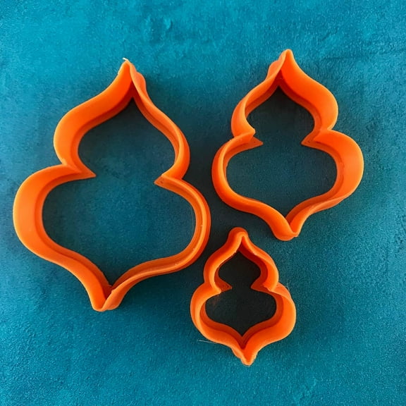 AEEPOTOL TEAMAS Set of 3 Jewelry Sized Polymer Clay Cutters…_AB