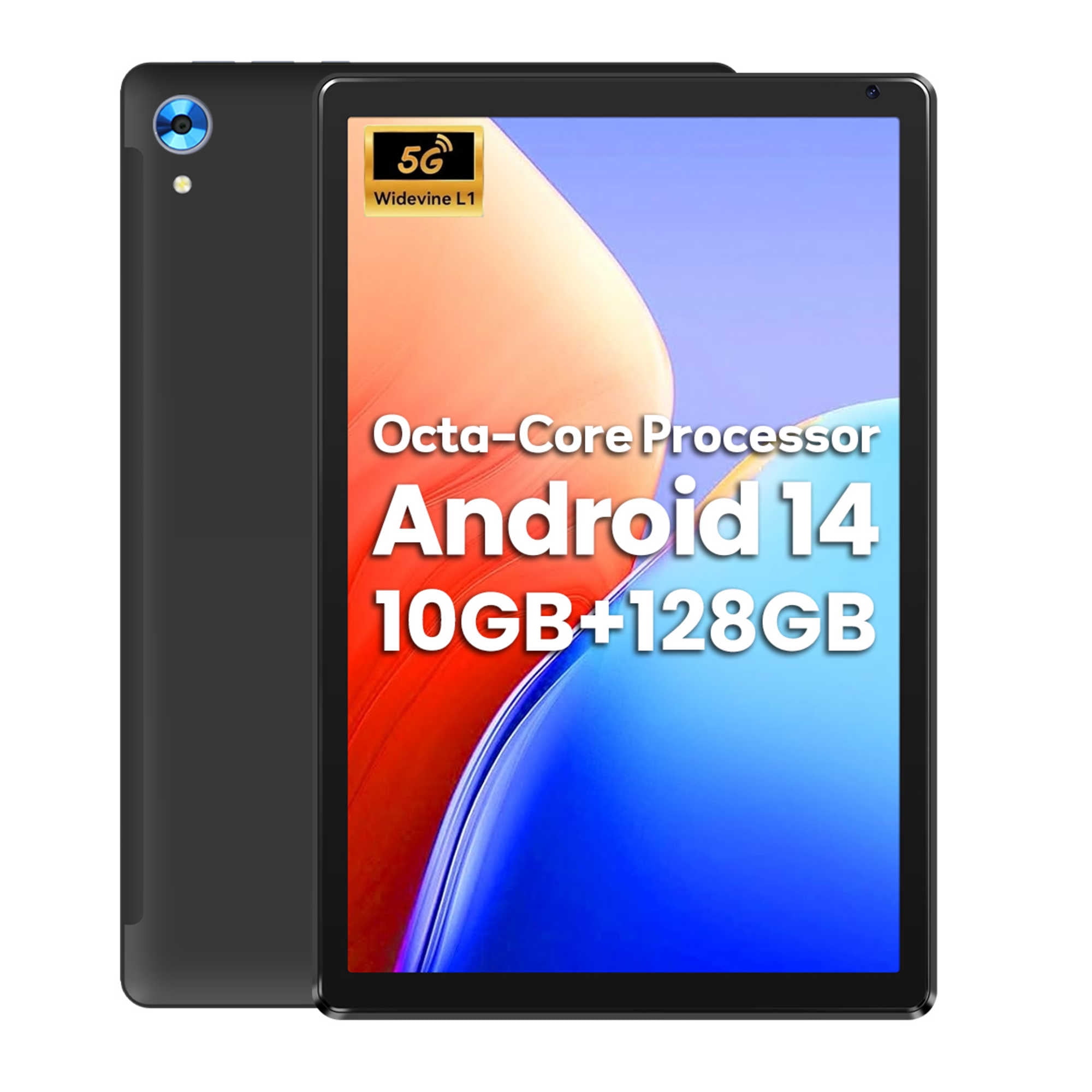 Oangcc Tablette Android 13 De 10" 2025 Avec 12 Go De RAM + 128 Go De ROM + 512 Go Octa-Core