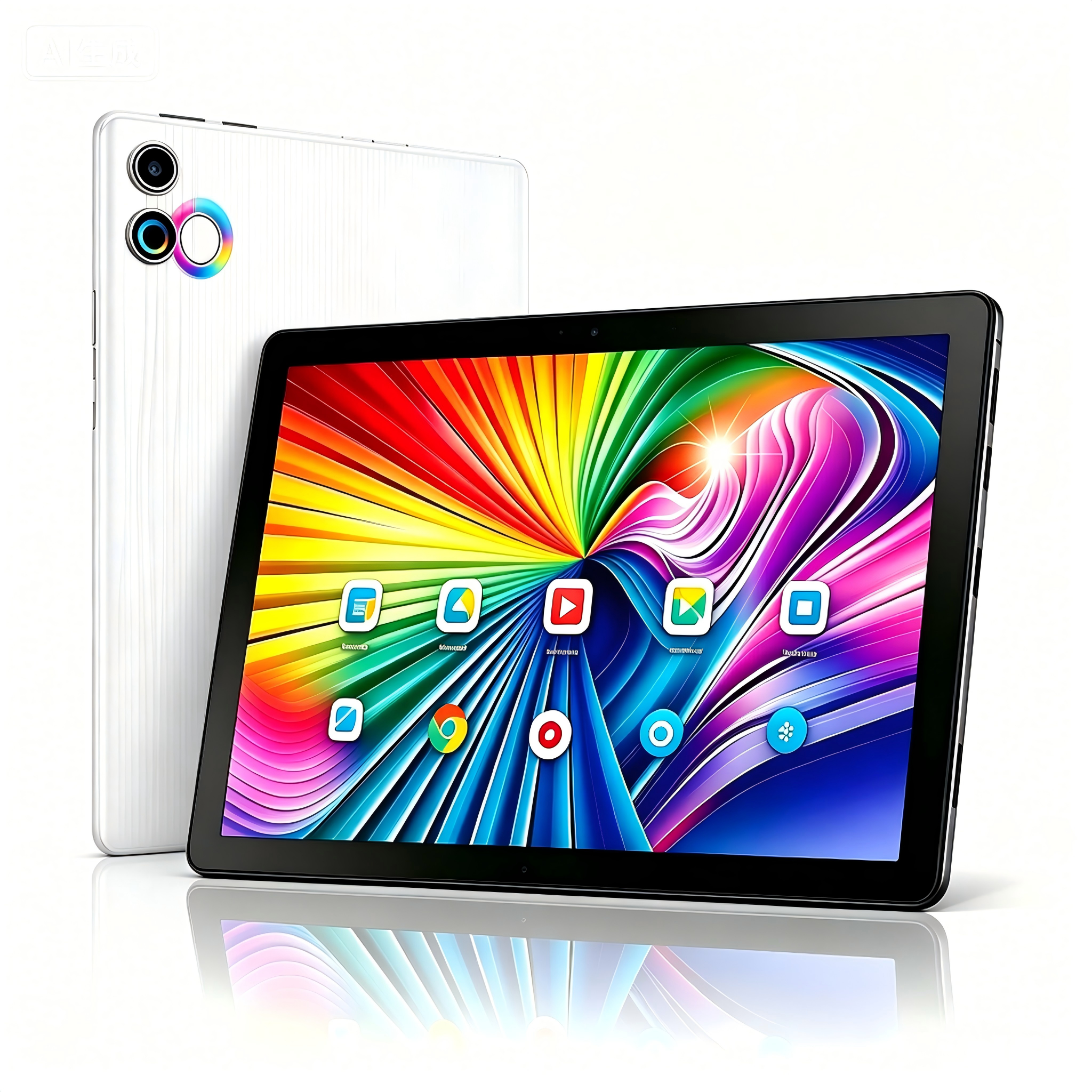 AEEZO 11 Inch Tablet 16GB RAM + 128GB ROM, Octa-Core Processor, Wi-Fi 6, Whie