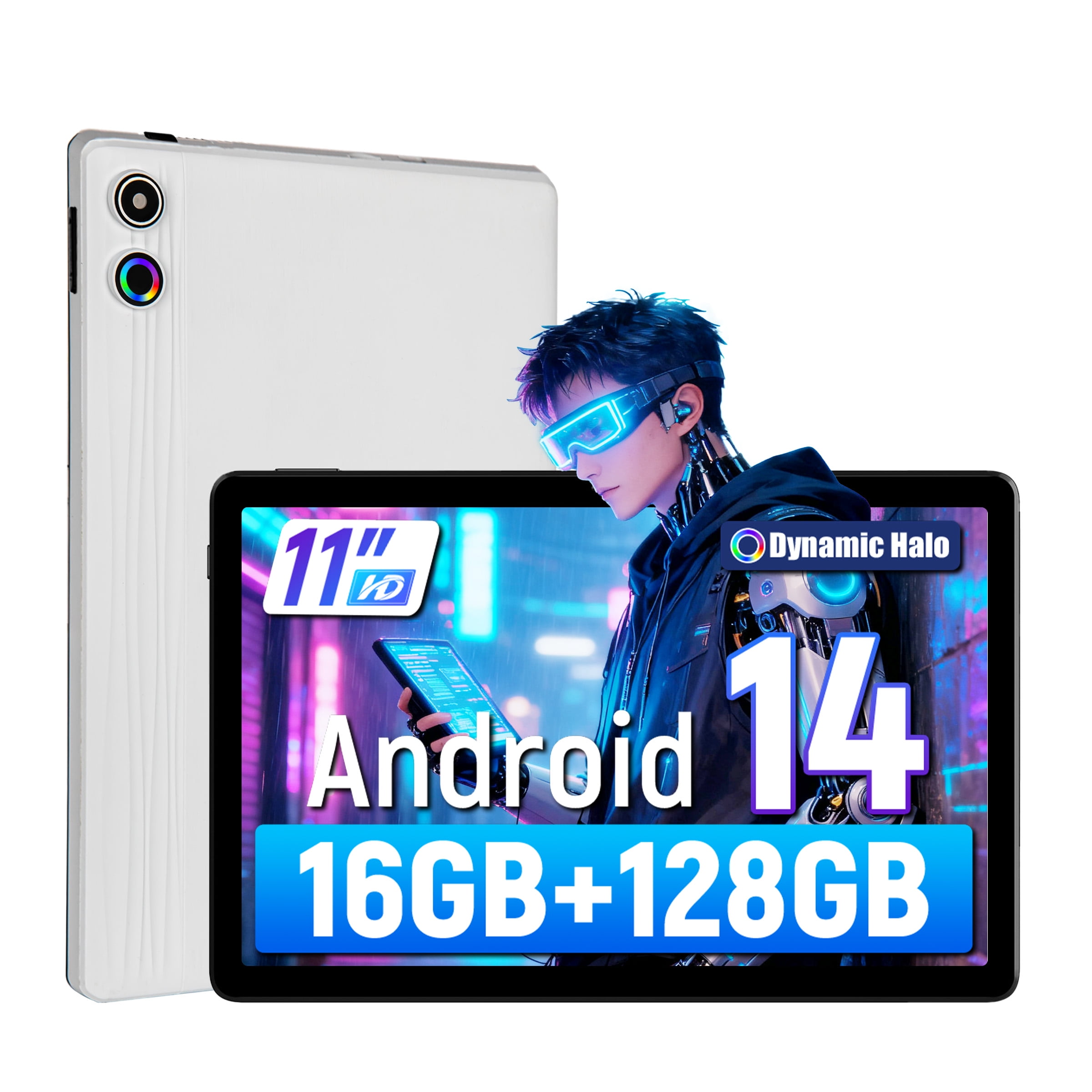 AEEZO Android 14 11inch Tablet , Octa-Core Processor,16GB RAM +