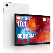 2025 Android 14 Tablet,AEEZO 10.1 inch Tablets 8GB+64GB +1TB Expand, 5000mAh Octa-Core Tablet Drop-proof Case, 1280*800 HD IPS Display, GPS, 5G/2.4G WiFi,Dual 5MP+8MP Camera for Adults and Kids