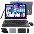 thumbnail image 1 of AEEZO 10 Inch Tablet with Keyboard and Mouse Set, 24GB RAM 128GB ROM, WiFi 6 for Student & Office, Gray, 1 of 12