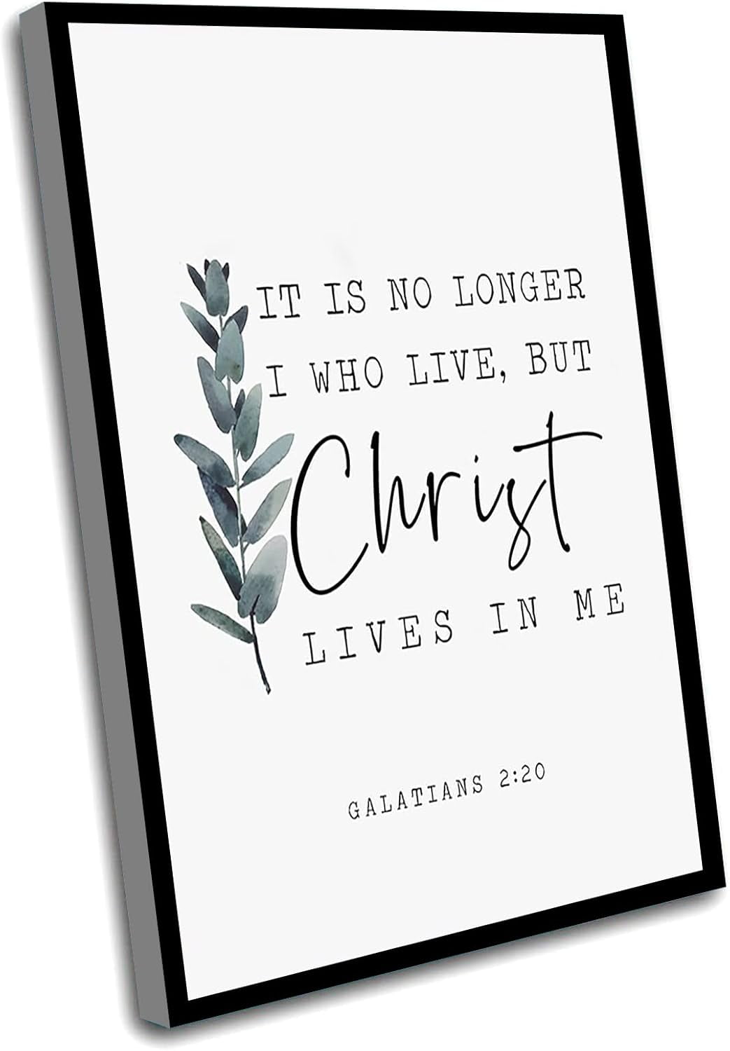 AEFER AETHSTETIC ROOM DECOR,Galatians 2 20 It Is No Longer I Who Live But Christ Bible Verse ...