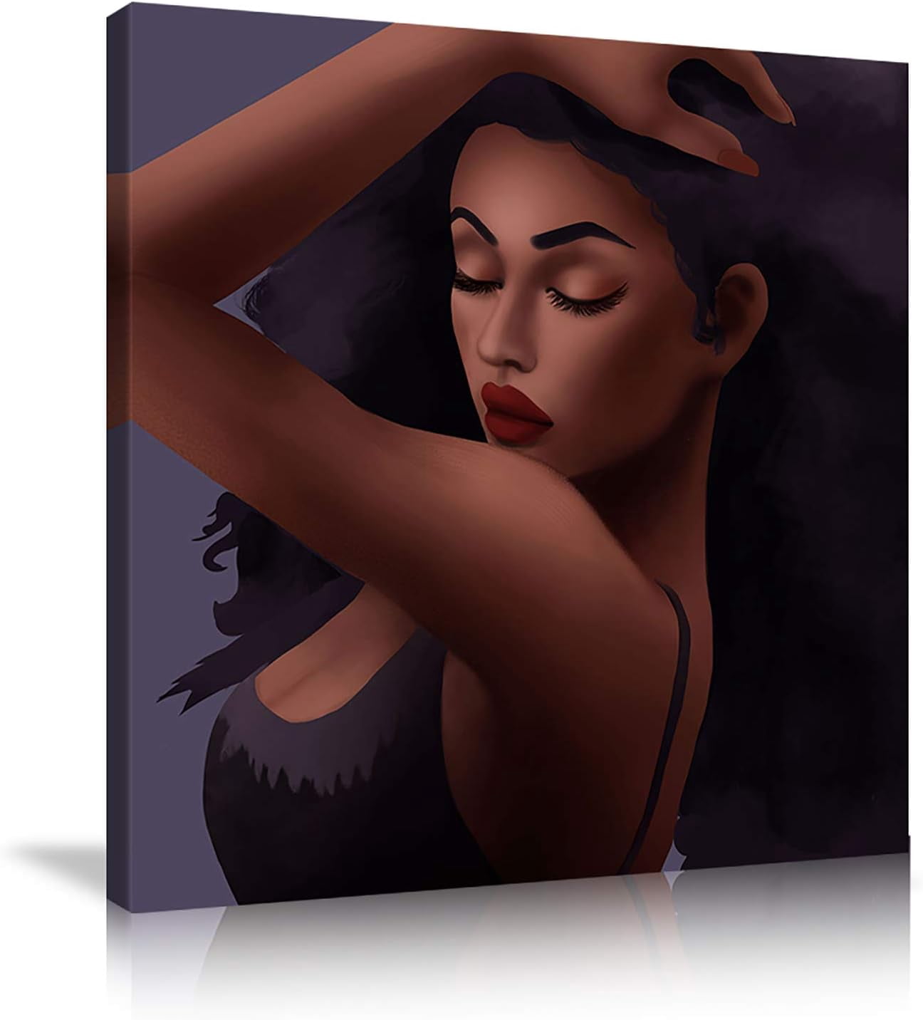 AEFER African Paintings Wall Art Prints African Women Canvas Decorative