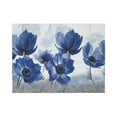thumbnail image 1 of AEFER Blue Flower Wall Art Floral Pictures Wall Decor Large Canvas Prints Horizontal Unframed Artwork Paintings Home Office Decorations For Living Room Bedroom 24"x16", 1 of 6