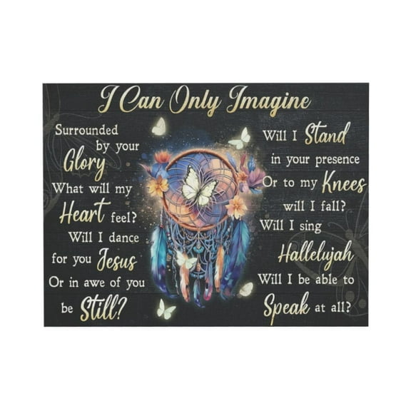 AEFER Butterfly Memory Canvas Wall Art Butterflies Christian Print Painting Inspirational Quotes Picture Modern Home Decor For Living Room Kitchen Bathroom Unframed Ready To Hang 16x24 Inch