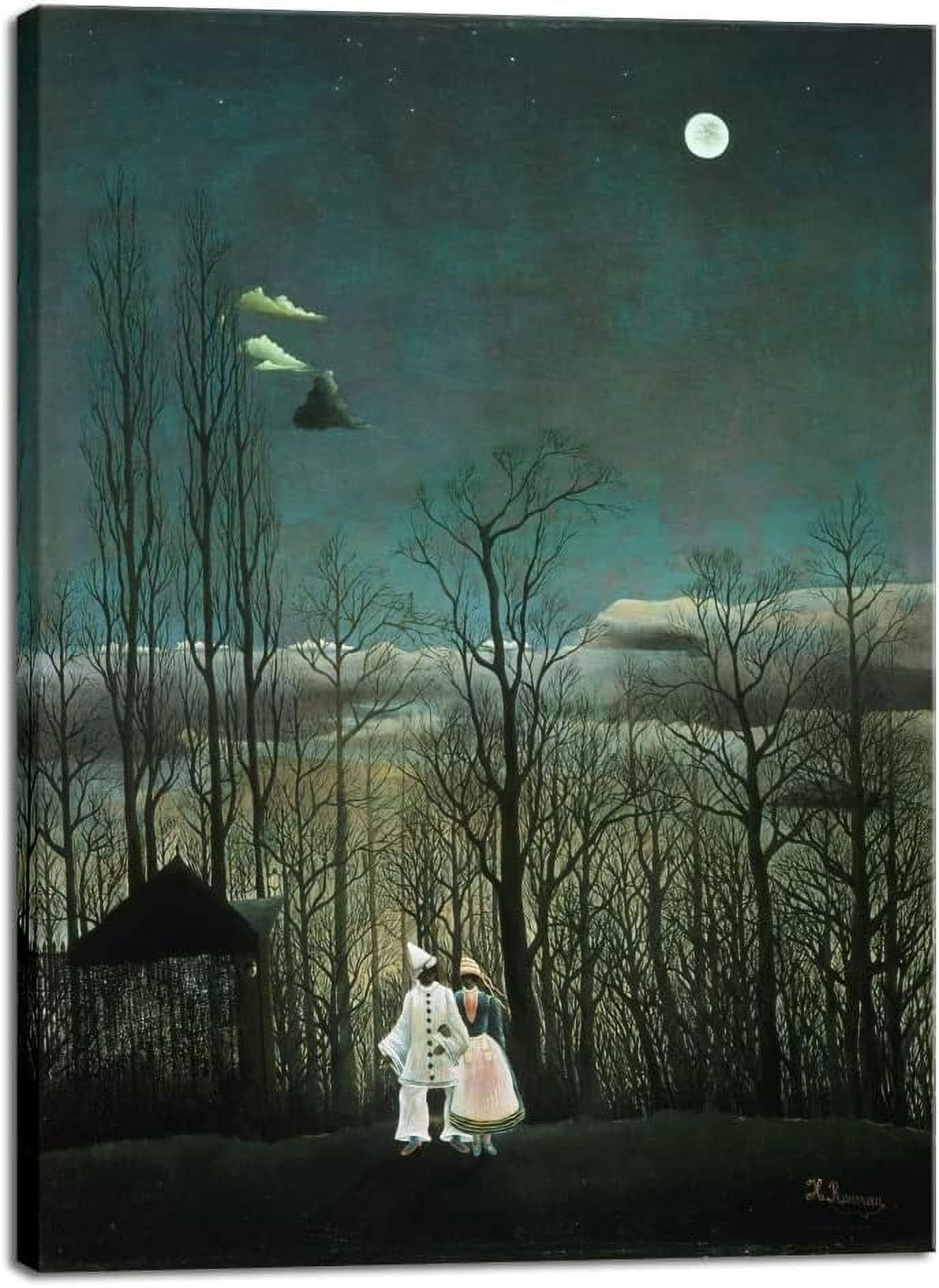 AEFER Canvas Prints of Carnival Evening Henri Rousseau Paintings ...