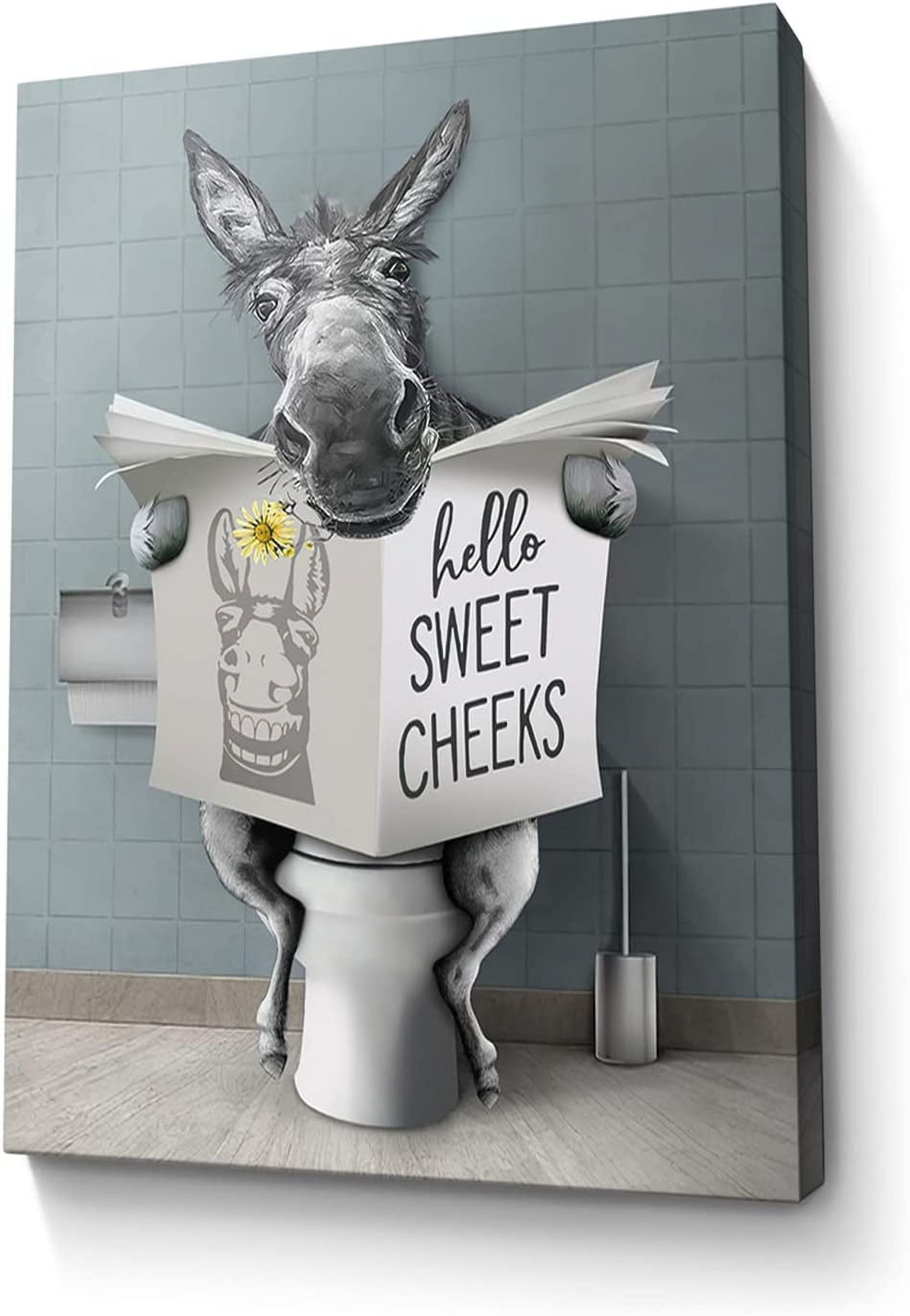 Reateforin Black White Basset Hound Reading Newspaper on the Toilet Shower Curtain Set Cool Bathroom Decor Basset Hound Art Funny Bathroom Curtain Animal Dog in Toilet Shower Curtain Fabric Waterproof