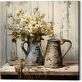 thumbnail image 1 of AEFER Farmhouse vintage rustic wall decor, floral wall art modern home artwork Unframe: 24x16inch(60x40cm), 1 of 6