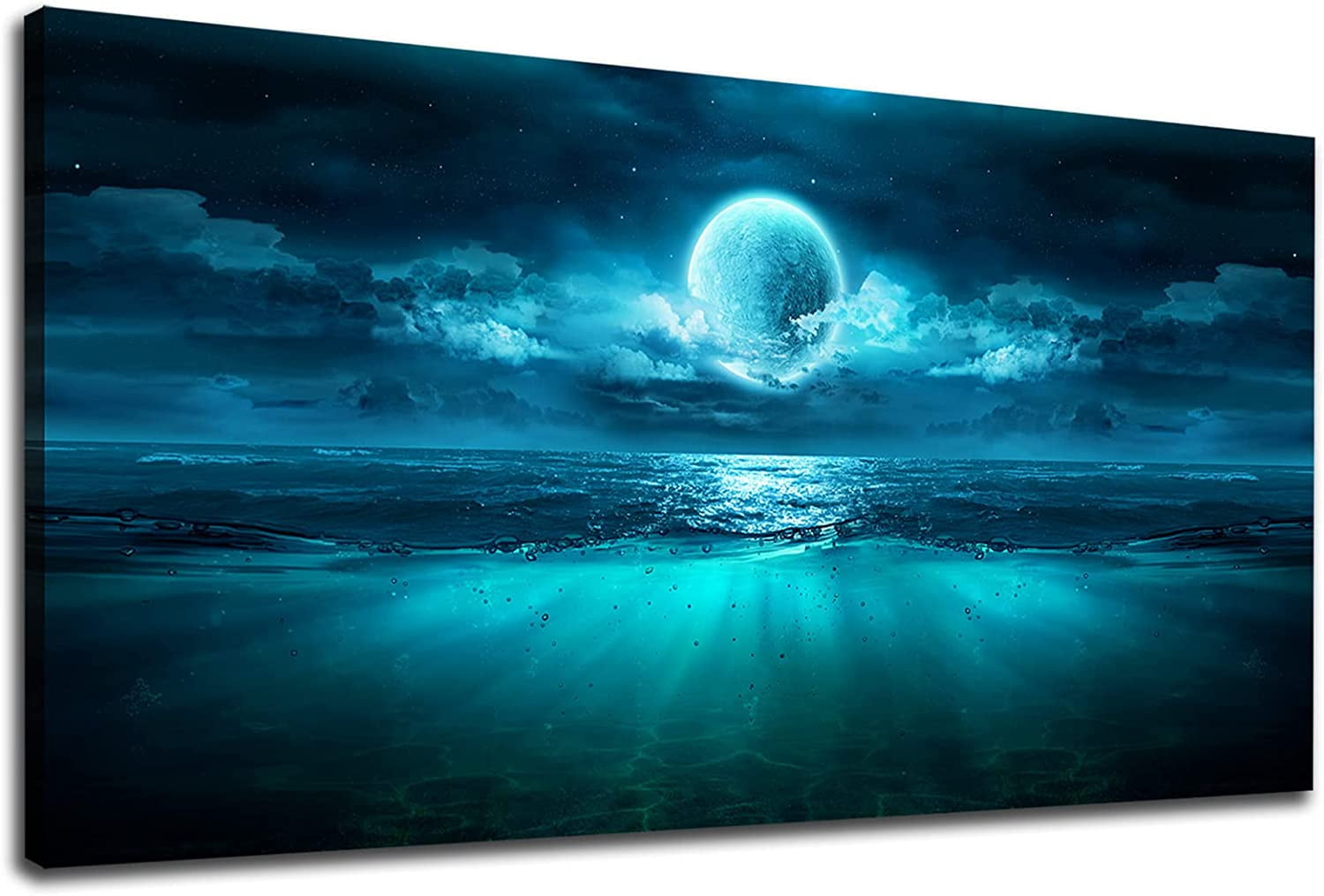 Moon Over Ocean Wallpapers - Top Free Moon Over Ocean Backgrounds