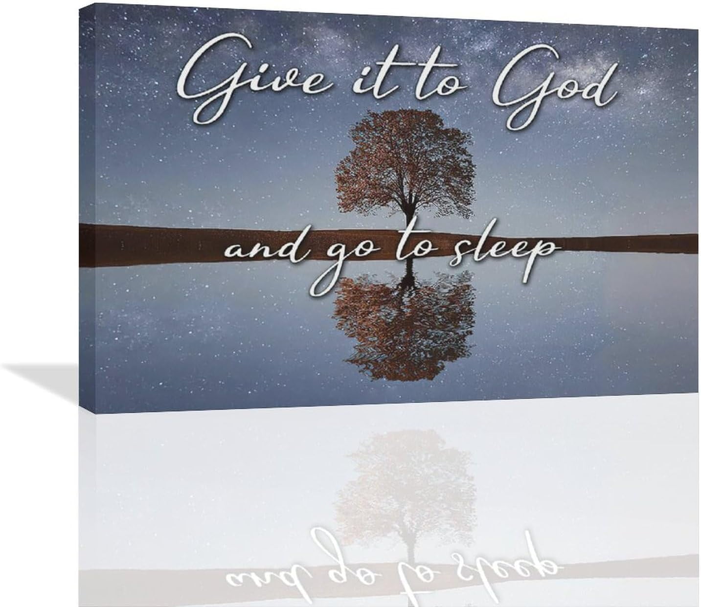 Give It To God And Go To Sleep Bedroom Sign