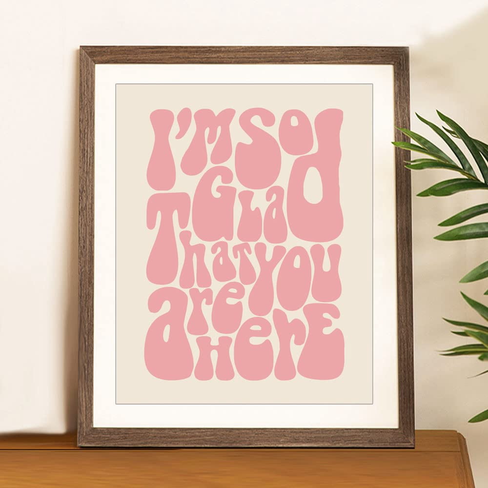 AEFER I'm So Glad You Are Here, Back to School Classroom Decor, Modern ...
