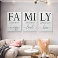 thumbnail image 1 of AEFER Home Family Wall Decor, Set of 3 Inspirational Canvas Prints andCanvas Art Paintings Wood Wall Decoration for Dining Room Bedroom Living Room 12"x16", 1 of 5