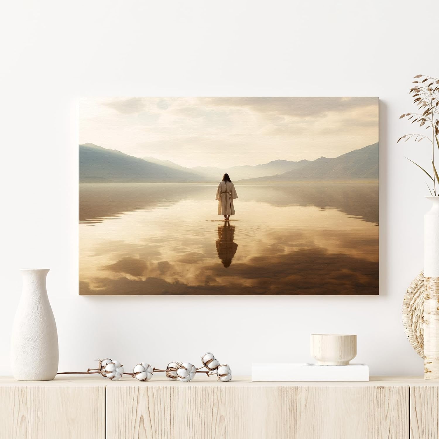 AEFER Jesus Canvas Wall Art Pictures of Jesus Canvas Print Posters for ...