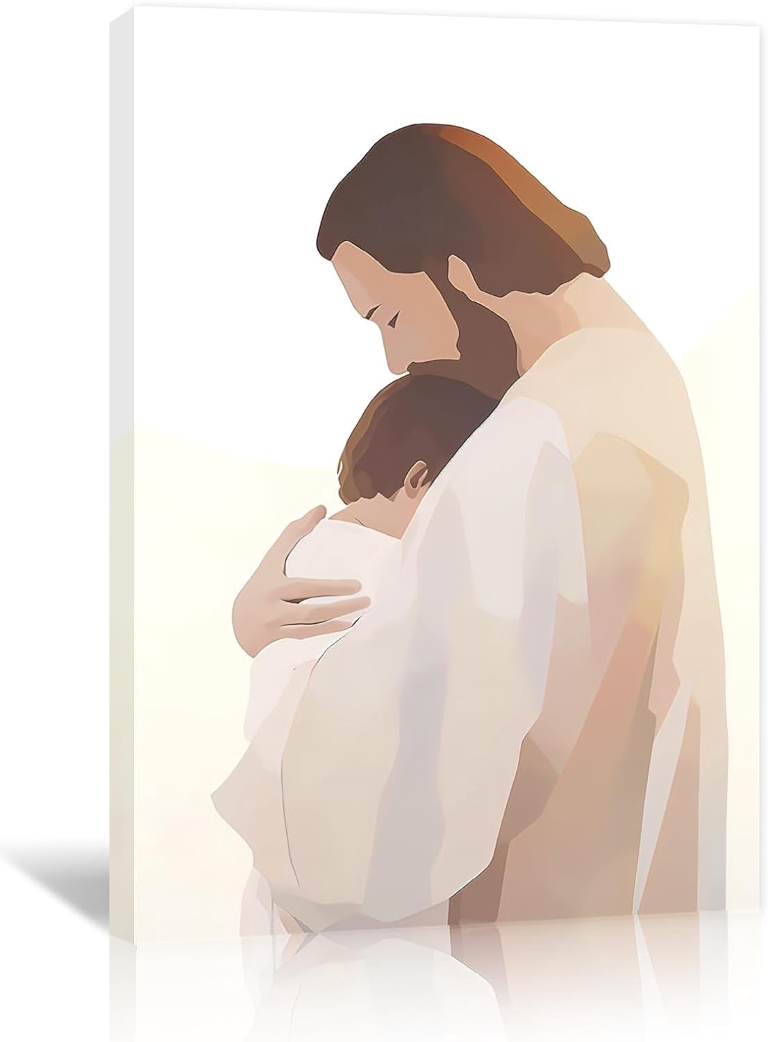 AEFER Jesus Christian Wall Art Jesus Hold Baby Picture Canvas Print ...