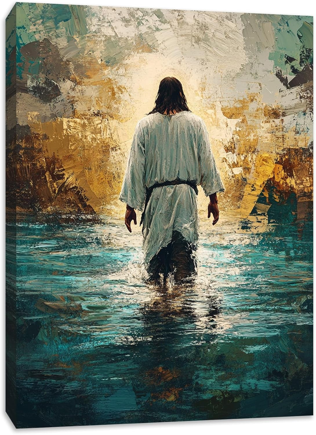 Aefer Jesus Wall Art Decor Canvas Christian Wall Art Decor Jesus Wall